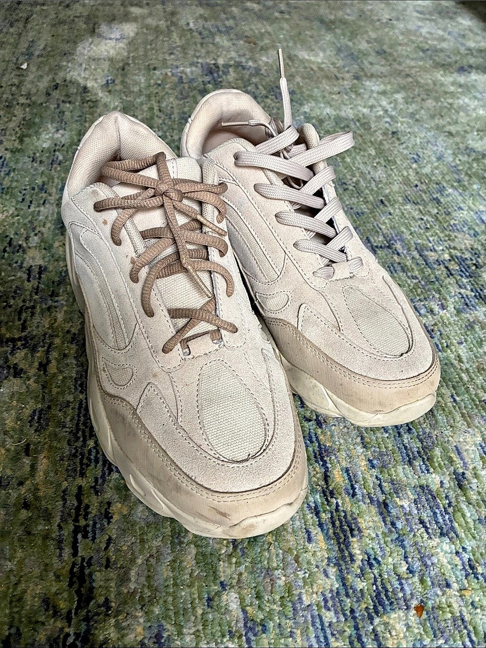 Women's Cream Sneakers